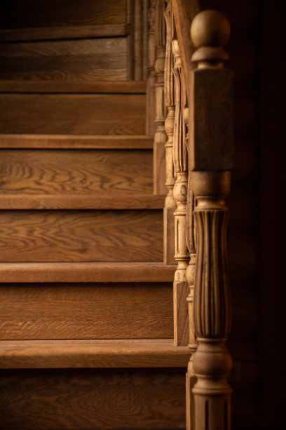 木楼梯台阶背景图片下载