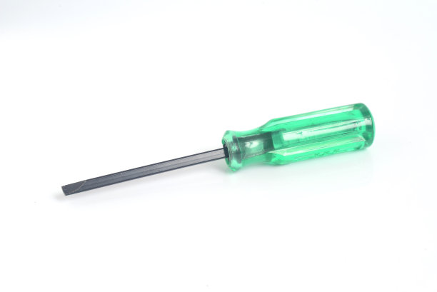 白色背景上的普通螺丝刀图片下载