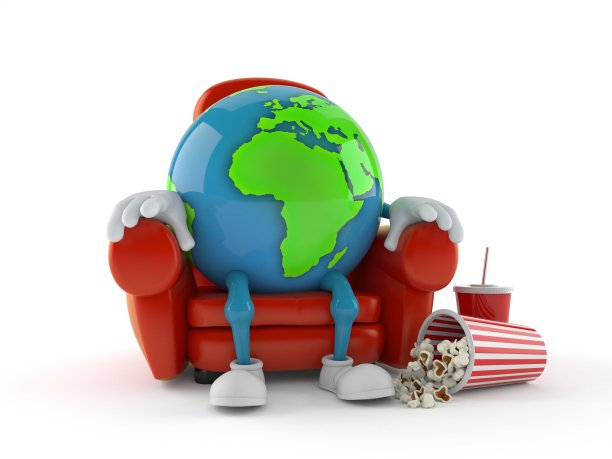 世界人物坐在电影院里图片下载