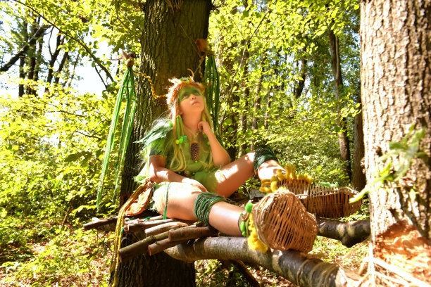 树上的放松仙女图片下载