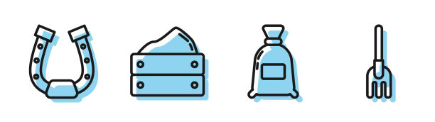 套线袋面粉马蹄形木箱用图片下载