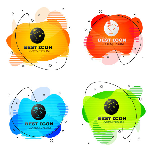 黑人有头痛偏头痛图标孤立图片下载