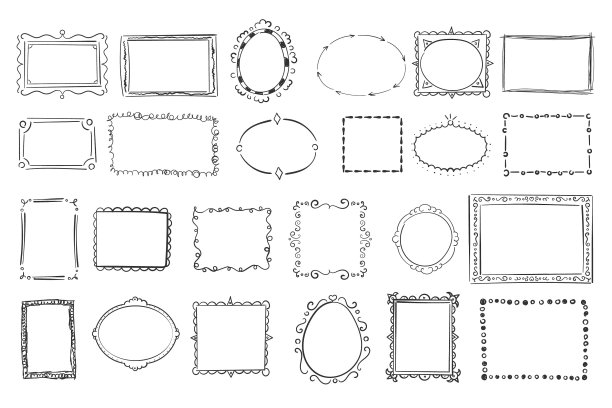 涂鸦的帧。图片下载