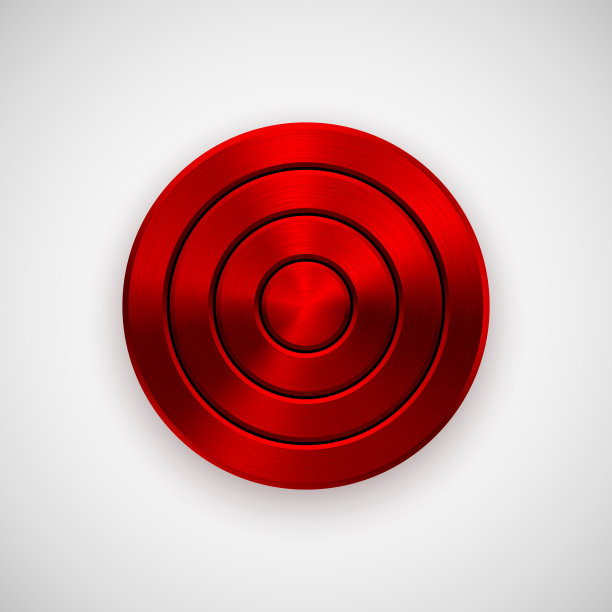 正上方白色背景的红色容器图片下载