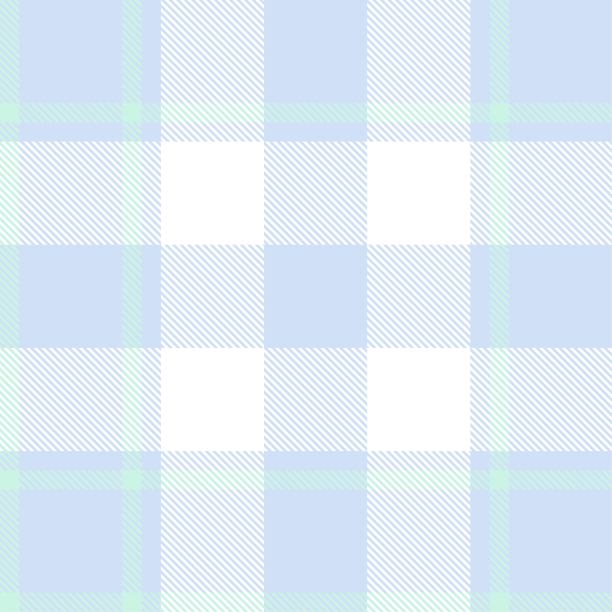天蓝色格子呢格子无缝图案图片下载
