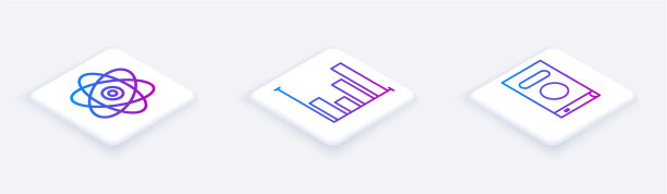 设置等距线原子饼图信息图和图片下载