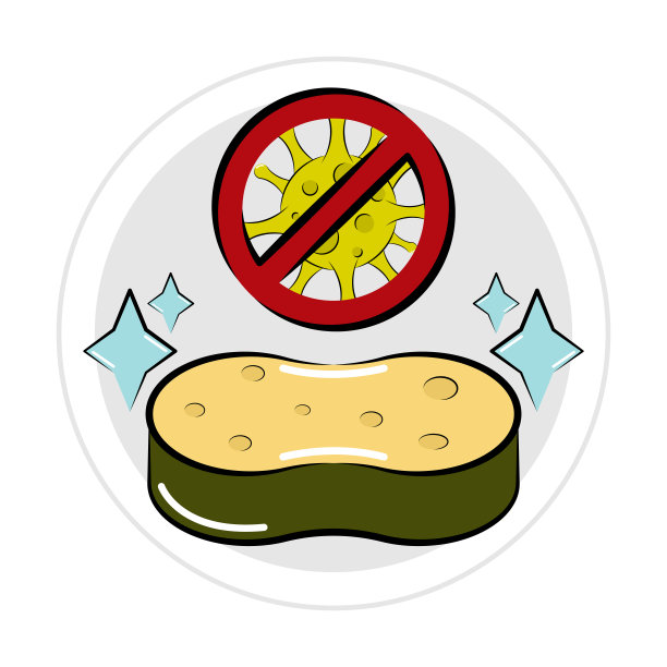 用海绵来清除病毒图片下载