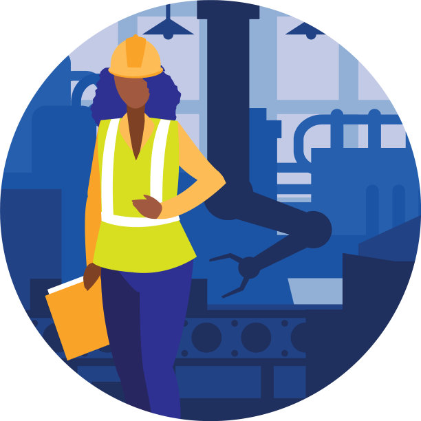 在输送机上工作的人图片下载