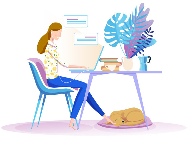 在家工作图片下载