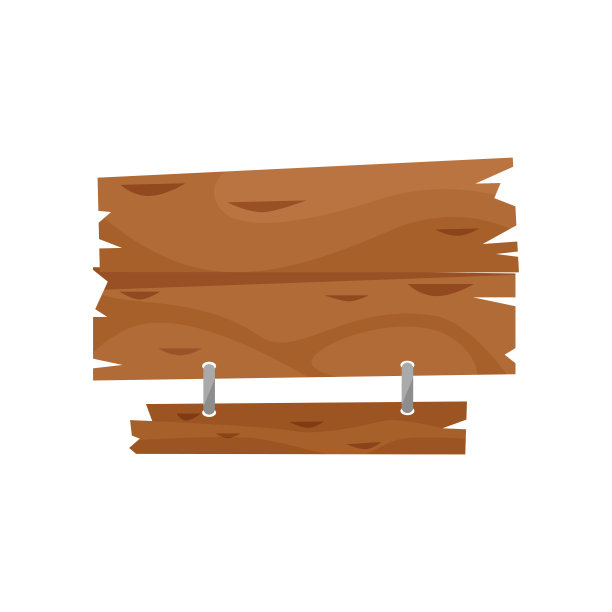 粗糙的木横幅插图图片下载