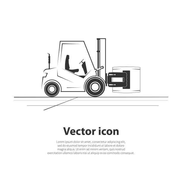 纸卷叉车图片下载