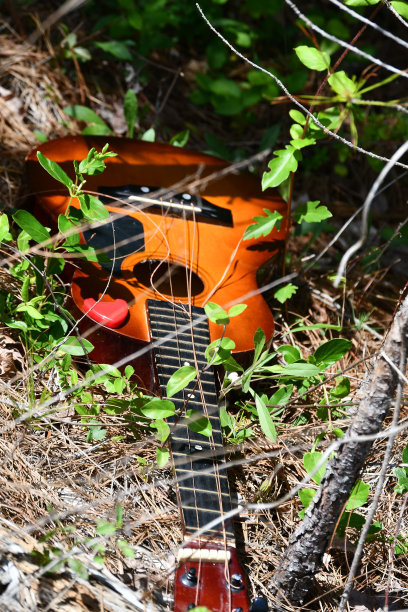 旧吉他图片下载