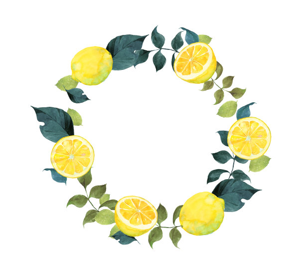 柠檬花环图片下载