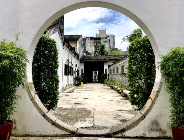 广场:澳门文华大厦入口图片下载