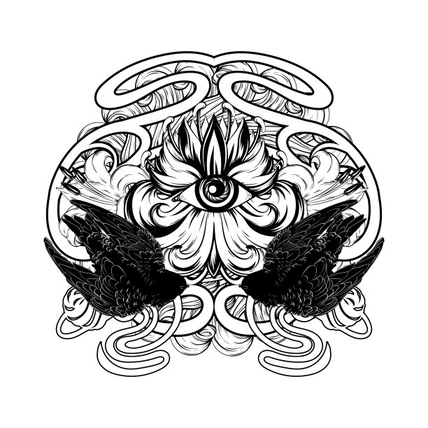 用鲜花手绘图片下载