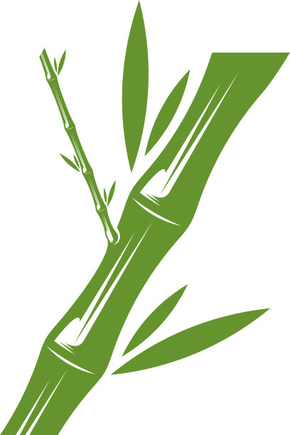 竹林标志模板绿色竹林设计图片下载