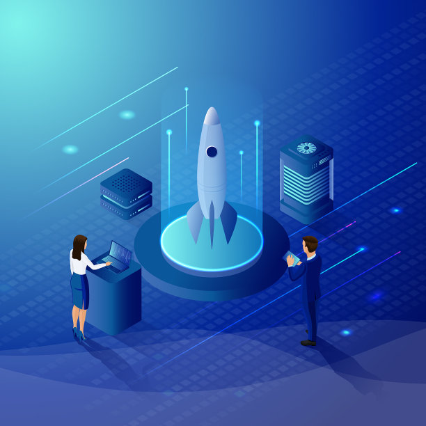 登陆页面模板等距概念启动图片下载