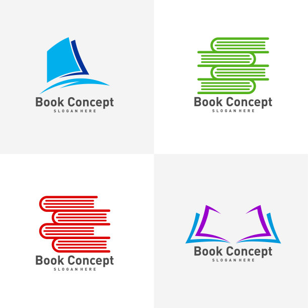 设置书籍标志设计模板书籍图标标志图片下载