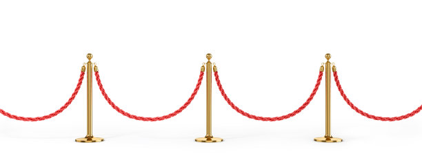 绳索击剑孤立在白色背景上。三维演示图片下载