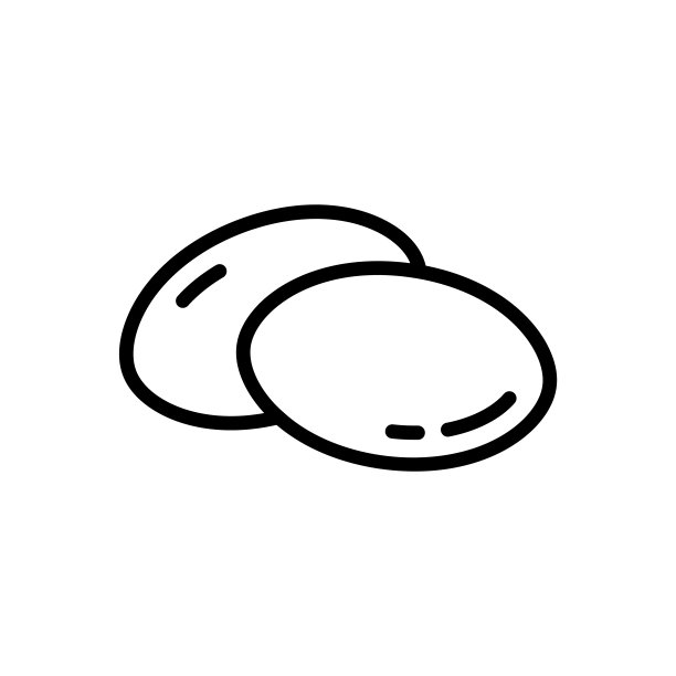 胶囊。两个椭圆形药丸的线性图标图片下载