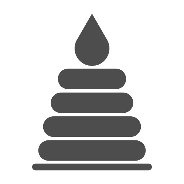 塑料堆叠环玩具婴儿固体图标，童年概念，金字塔玩具标志在白色背景，儿童教育玩具图标字形风格的移动和网页设计。矢量图形。图片下载