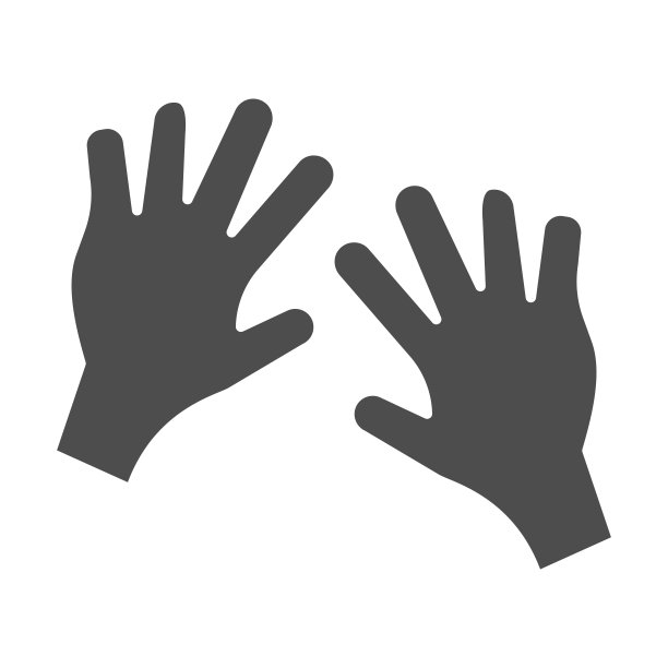 婴儿手固体图标，儿童护理概念，白色背景上的儿童手臂标志，打开的儿童手掌图标在象形风格的移动概念和网页设计。矢量图形。图片下载