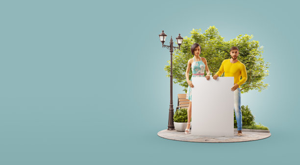 年轻人拿着空白的白板图片下载