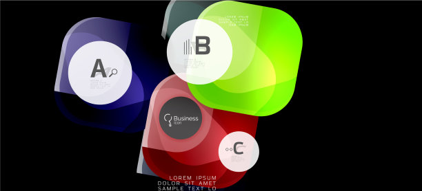 信息图形圈背景成功图标图片下载