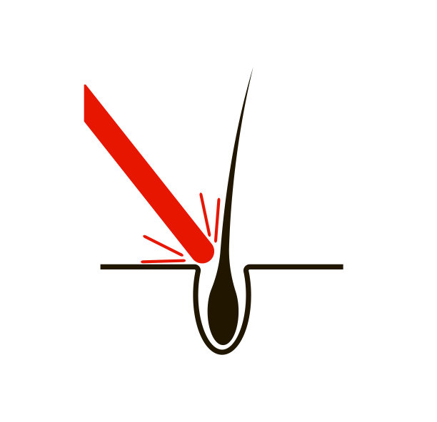 图标激光脱毛从皮肤，脱毛激光方法，图像美容程序。激光抗衰老，美丽肌肤图片下载