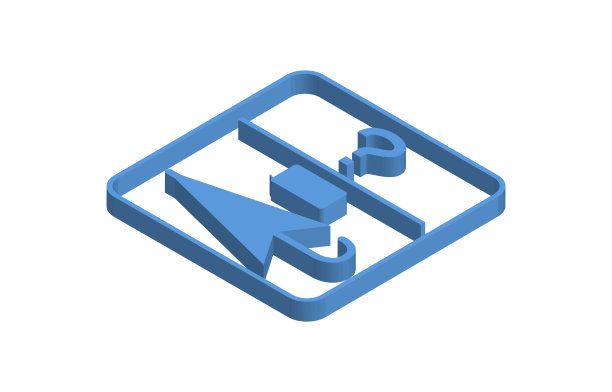 丢失属性窗口的蓝色等距图标说明图片下载