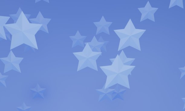 星星背景3DCG插图图像图片下载