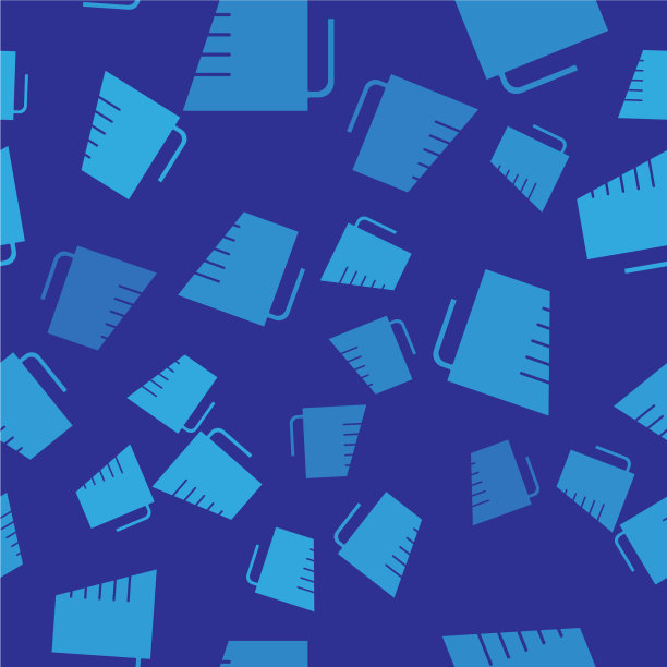 蓝色量杯用于测量干的和液体的食物图片下载