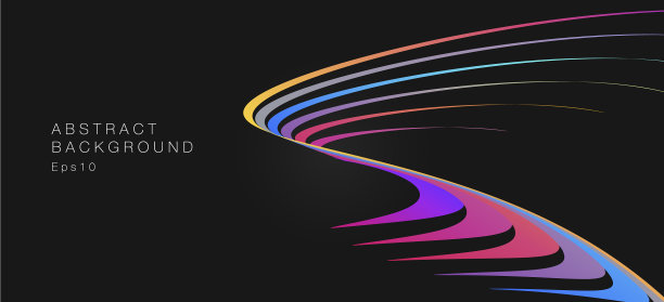 摘要曲面彩波动态覆盖图片下载