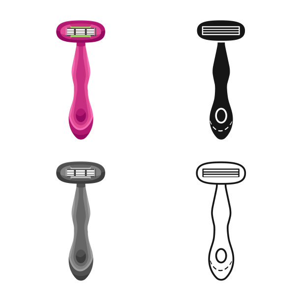 女士剃须刀品牌LOGO设计图片下载