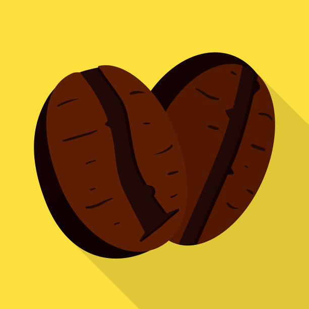 设计咖啡和豆的符号套图片下载