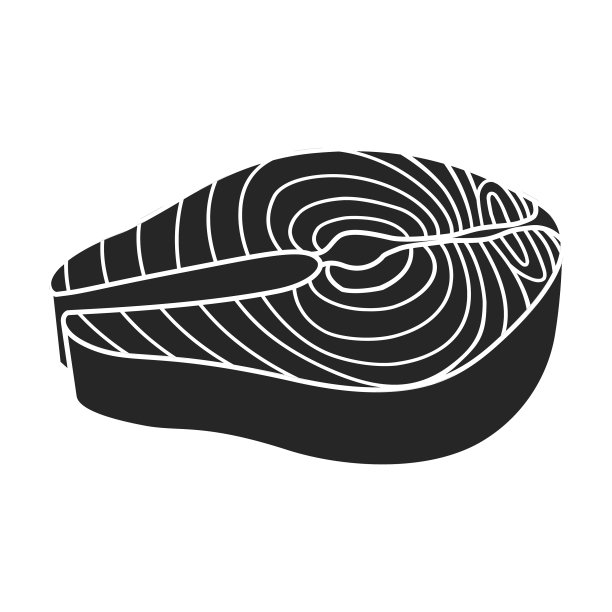 块鱼图标黑色简单的图标图片下载