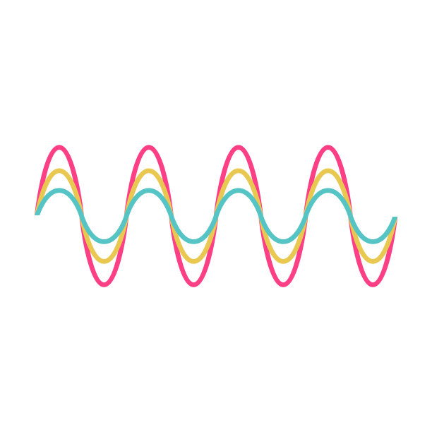 声波图标，卡通图标图片下载