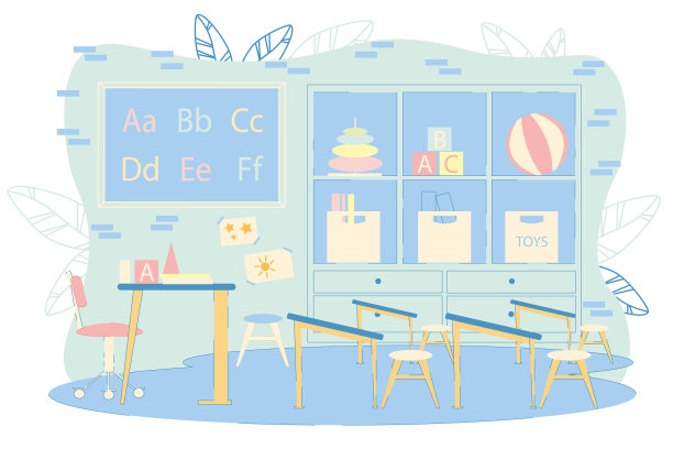 小学或幼儿园教室内部图片下载