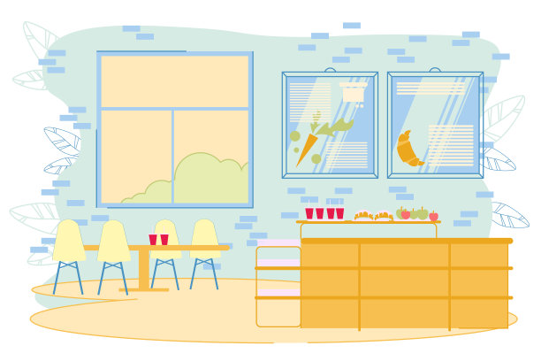 学校学院大学餐厅内部图片下载