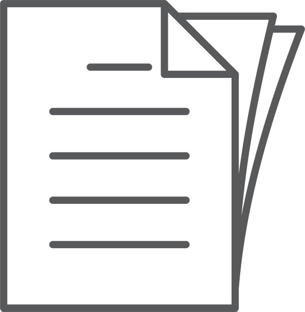 文件堆叠线条轮廓图标符号图片下载