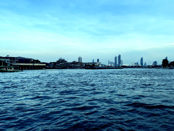 河流与城市图片下载