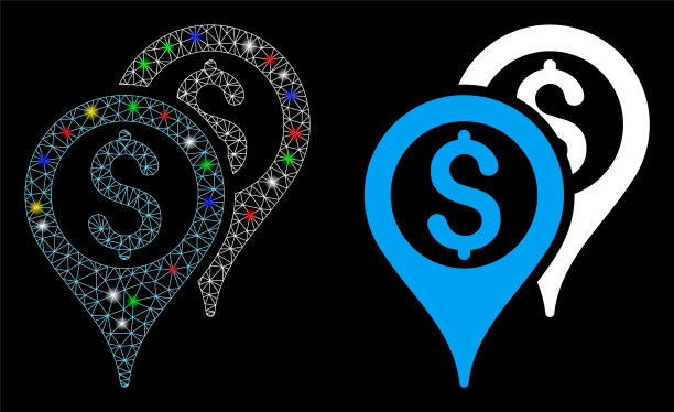 Flare网胴体财务地图指针图标图片下载