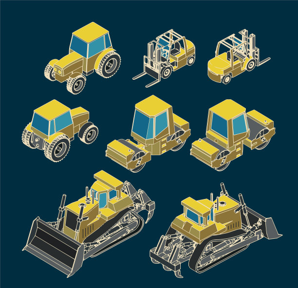 重型设备等距集图片下载