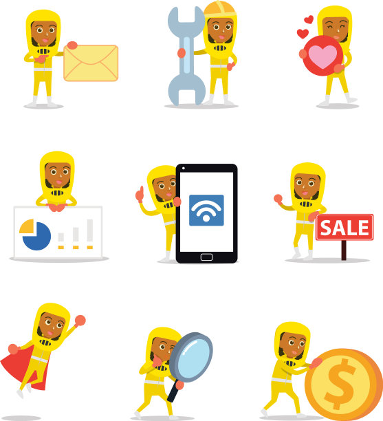 设定人物女性学习危险品防护图片下载