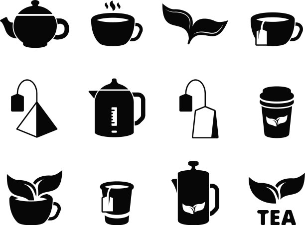 红茶图标冲泡草药热饮冰镇图片下载