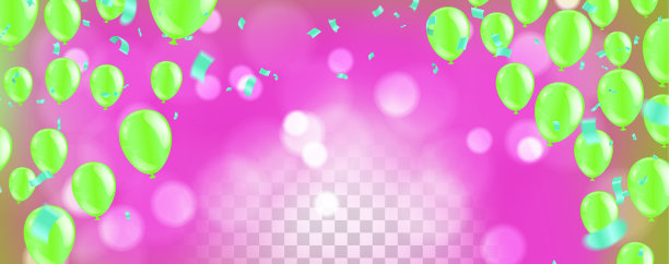 气球节日概念设计模板图片下载