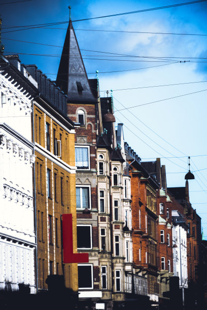 美丽多彩的丹麦建筑图片下载