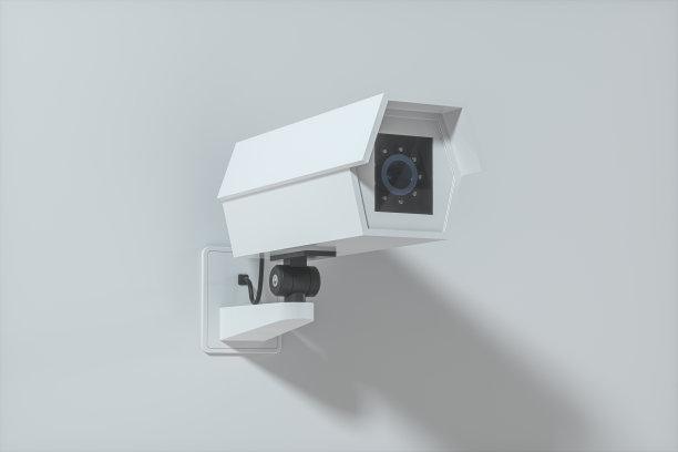 墙上的白色显示器，3d渲染。图片下载