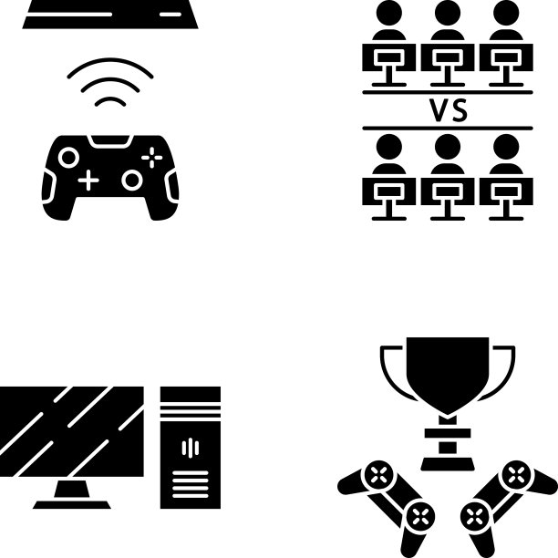 电子竞技符号图标集图片下载