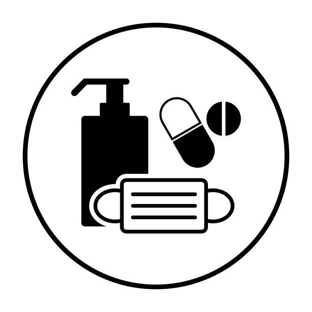 医疗图标轮廓矢量图片下载